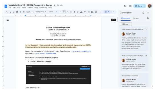 Mentorship: COBOL Programming Course Learning and Growth - Open ...